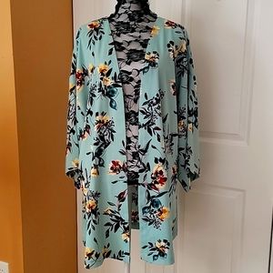 EVRI Turquoise Duster 2X